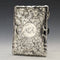 1909 British Antique Sterling Silver Card Case 63g Cohen and Charles